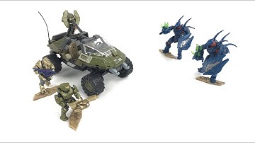 Halo Mega Construx Warthog Run SPEED BUILD