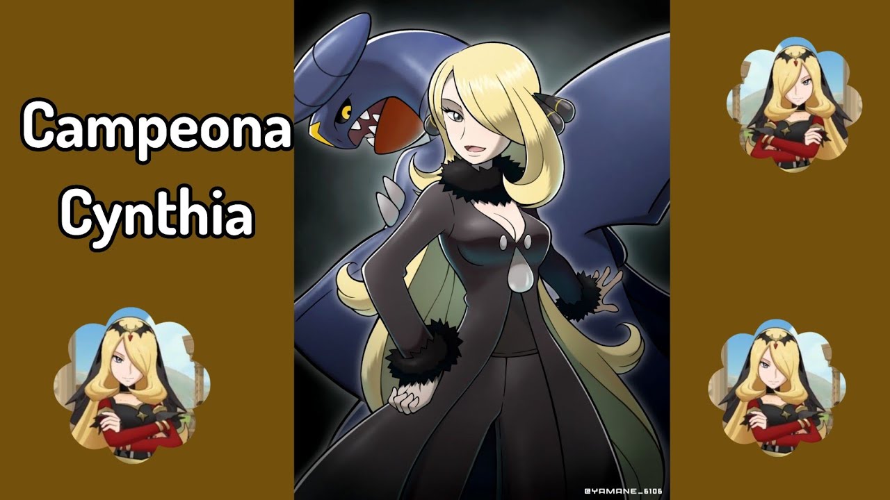 Campeona Cynthia Sinnoh pokemon - YouTube