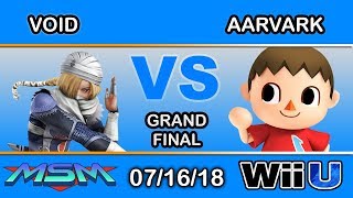Msm 155 - Clg Void Shiek Vs Meliora Aavark Villager Grand Finals - Smash 4