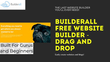 Free Website Builder - How to use the Builderall Cheetah drag & drop website builder