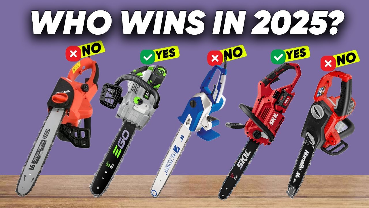 Top 5 Best Electric Chainsaws 2025 | Powerful & Easy to Use - YouTube