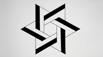 How To Draw an Impossible Star step by step || 3D Impossible Shapes || Simple Geometric Star Drawing