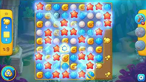 Fishdom level 13 - 16 Moves - No Boosters