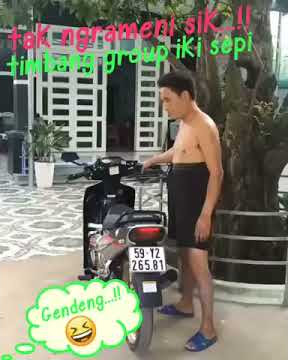 Timbang sepi grubnya bleyeri motor ae ben rame..