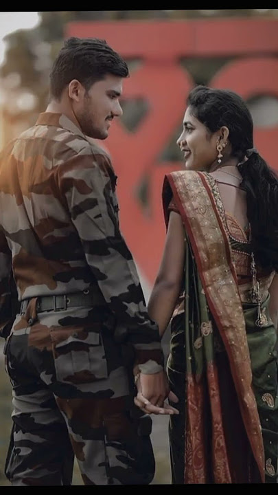Indian army couple love status/ #shorts #army #lovestatus #youtubeshorts