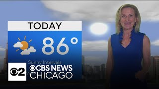 Mostly sunny in Chicago with upper 80s for highs