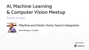Computer Vision Meetup: Using Elasticsearch Vector Search in FiftyOne