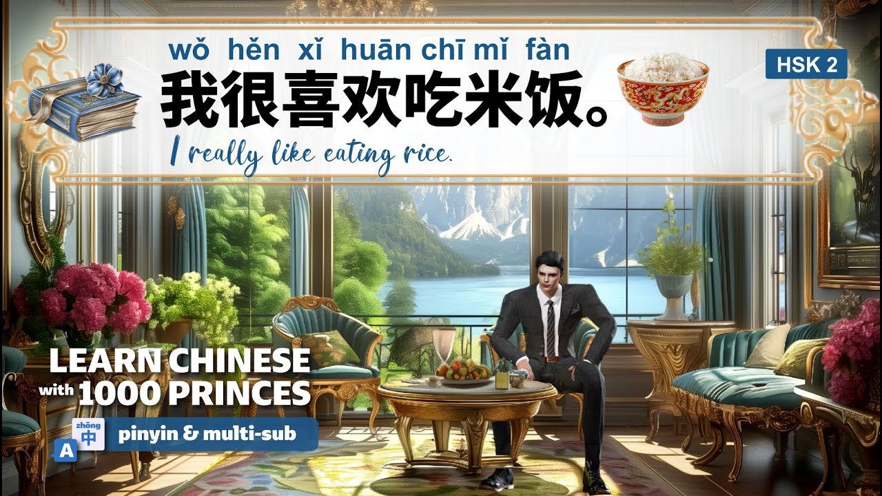 我很喜欢吃米饭。