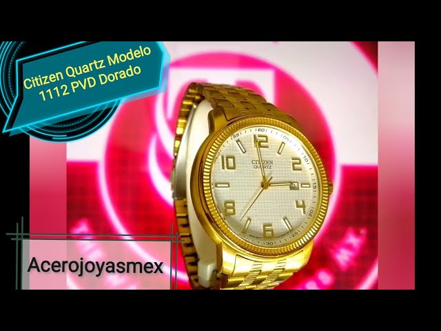 Reloj Citizen Quartz Dorado Hombre