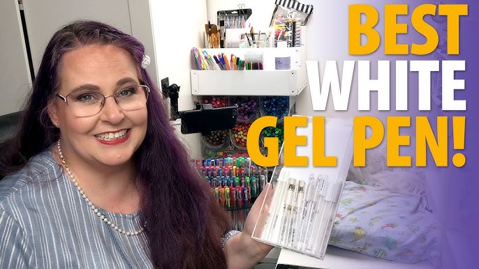 A WHITE GEL PEN THAT ACTUALLY WORKS!  Arteza White Gel Pens Demo 