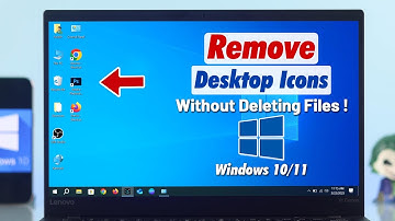 How to Remove Desktop Icons in Windows Without Deleting Files!
