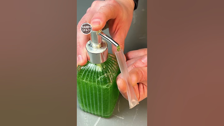 Clever! A drink tube and soap!