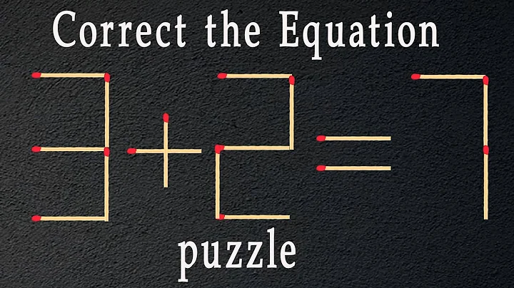 move 1 matchstick to make the equation correct 3+2=7, Matchstick puzzle✔ #matches #mindtest #puzzles