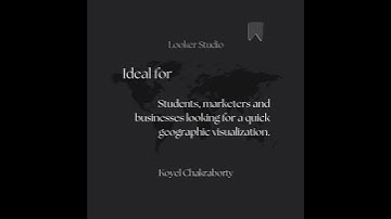 Looker Studio | Geo Chart in Looker Studio #datastudio #shorts #lookerstudio #geospatial