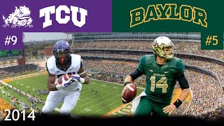 A Big 12 Shootout For the Ages! (#9 TCU Vs. #5 Baylor, October, 2014)