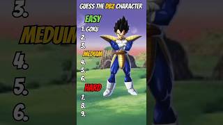 Guess The Dragon Ball Z Character💥   DBZ Quiz Shorts #shorts #dbz #goku #quiz
