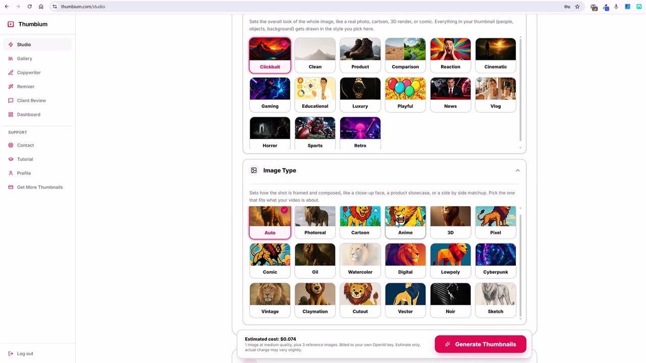 YouTube player