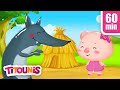 COMPTINES ENFANTS FRANCAISE | Trois Petits Cochons | Les Titounis Bébés