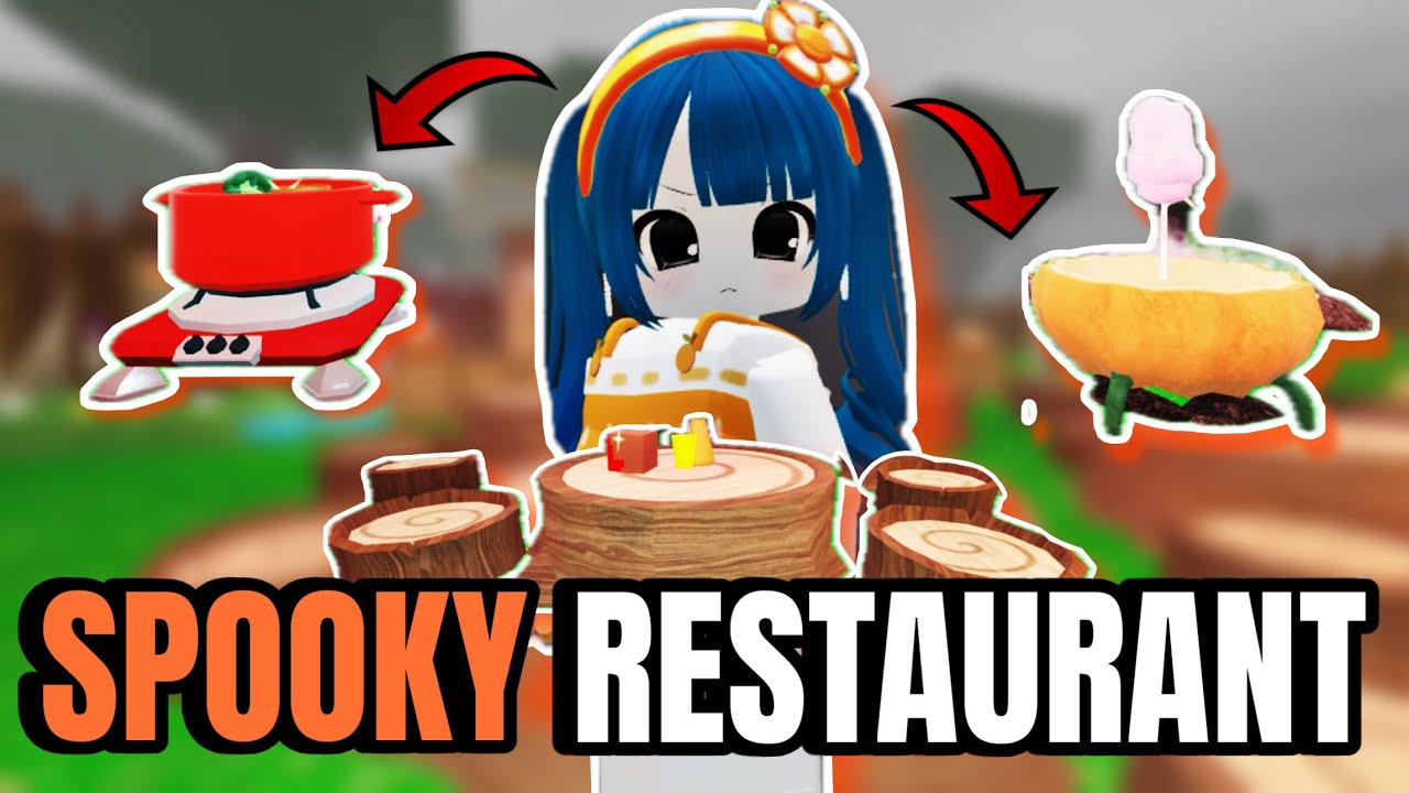 I Built a SPOOKY RESTAURANT BASE in 99 Nights in the Forest (Roblox)