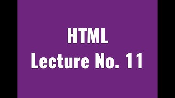 Creating HTML Tables |Part-3|, Lec-11 |HTML tutorial for beginners in Urdu/Hindi|