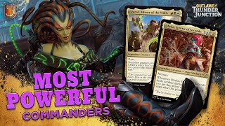Most Powerful Commanders from Outlaws of Thunder Junction | The Command Zone 599 | MTG EDH Magic