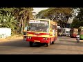 Ksrtc mass driving through crowded extreme roads superb overtakes superfast