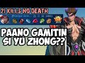 PAANO GAMITIN SI YU ZHONG?? | 1000 DIAMONDS GIVEAWAYS | YU ZHONG GAMEPLAY TUTORIAL | MLBB