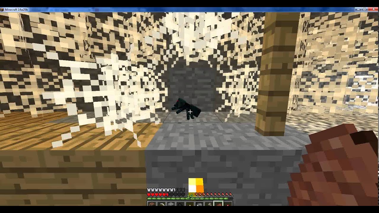 NEW BABY BABY SPIDERS IN MINECRAFT 14w29b!