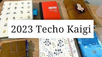📚 2023 Techo Kaigi (My Planner Lineup!) | Hobonichi | Traveler