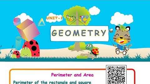 5th Std Maths - Term 3 - Unit 1- Geometry - Perimeter and area