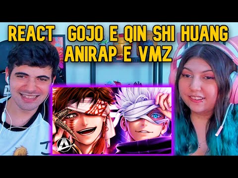 React Olhos Vendados | Gojo e Qin Shi Huang | AniRap e @VMZ