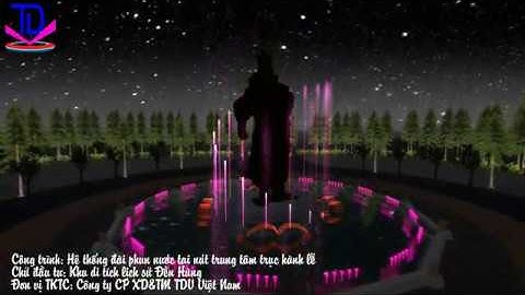 Thiết kế nhạc nước nghệ thuật tại Đền Hùng - Phú Thọ | TDV Việt Nam