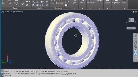 AUTOCAD TUTORIAL #4 CREATING A BEARING