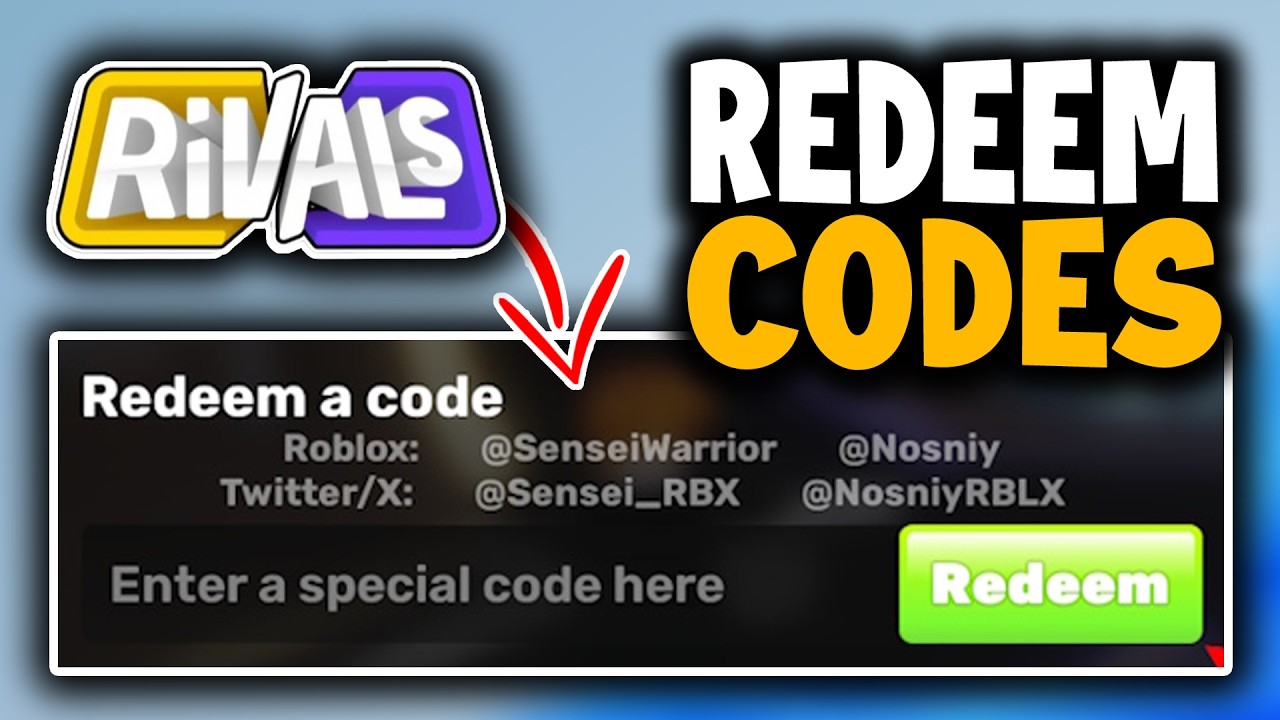 Code Place In Rivals How to Redeem Codes in Rivals on Roblox - Easy Guide - YouTube