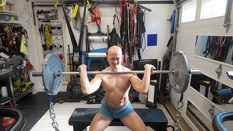 Front Box Squat with Accommodating Resistance