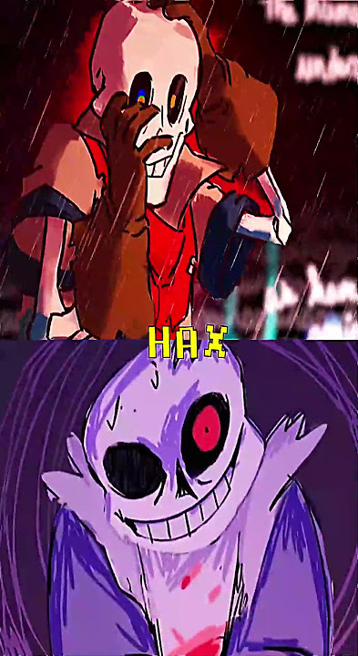 Dustbelief Papyrus VS Horror Sans (Teach Tale Undertale VSAnimation)