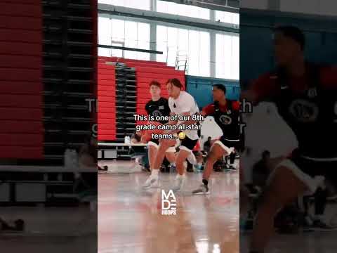 These 8th graders are different…😱 #basketball  #madehoops  #camp #basketballcamp  #sports  #aau