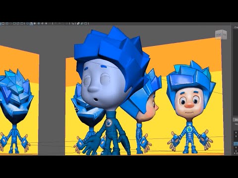 Секреты фиксиков (2). 3D-модели. Как создается мультфильм