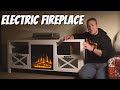 Rwflame fireplace tv stand review  electric space heater fireplace