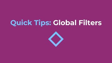 Quick Tips: Global Filters [NoCode]