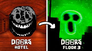 DOORS Hotel VS DOORS Floor 3 - Rush (Roblox Comparison) - DOORS Hotel+ Update