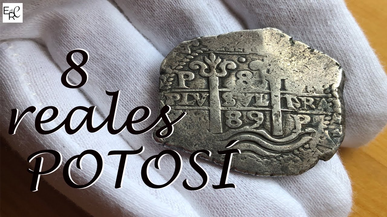 MONEDA MACUQUINA de 8 REALES de POTOSI - 1689 - CARLOS II