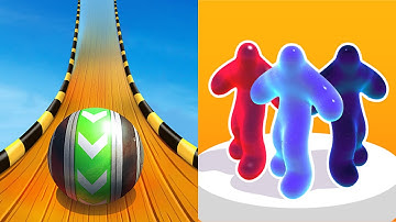 Sky Rolling Ball 3D Vs Blob Runner 3D All Levels NEW UPDATE Gameplay Android, iOS #47