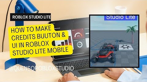 How to make Credits button and UI in Roblox Studio lite mobile #roblox #studiolite  #robloxstudio...