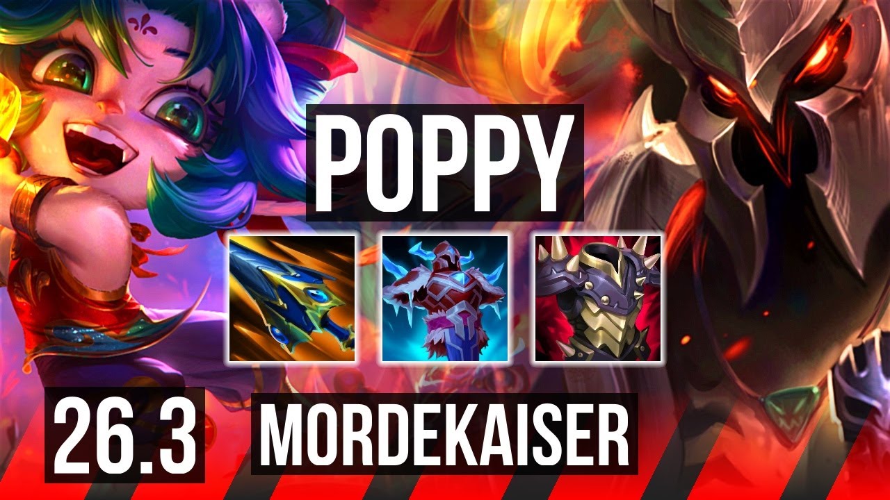 POPPY vs MORDEKAISER (TOP) | KR Master | 26.3
