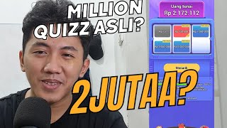 Million Quiz Menghasilkan Uang? Asli Atau Scam? Skuy BUKTIKAN!