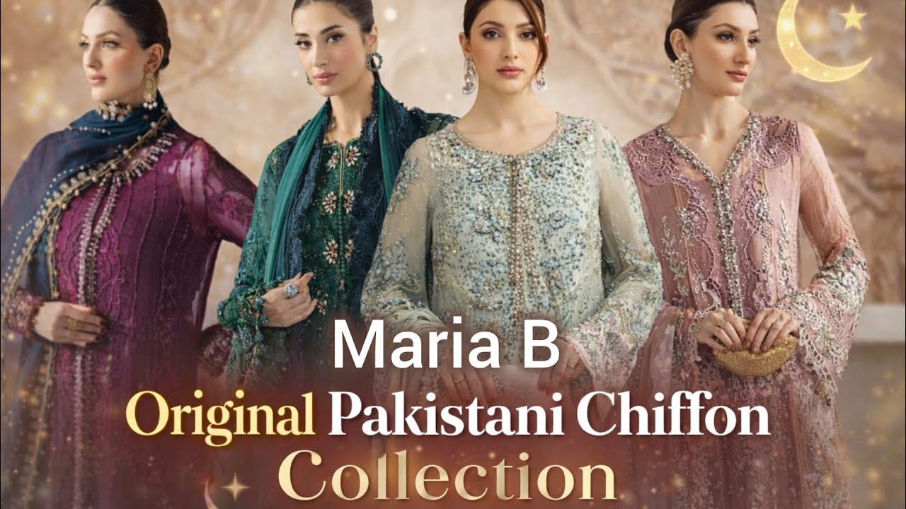 ORIGINAL PAKISTANI CHIFFON COLLECTION 🤩|| RAMZAN SPECIAL 🌙|| MARIA B CHIFFON 