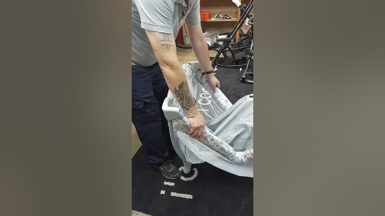 Hauck How to simply open and close our travel cots. YouTube