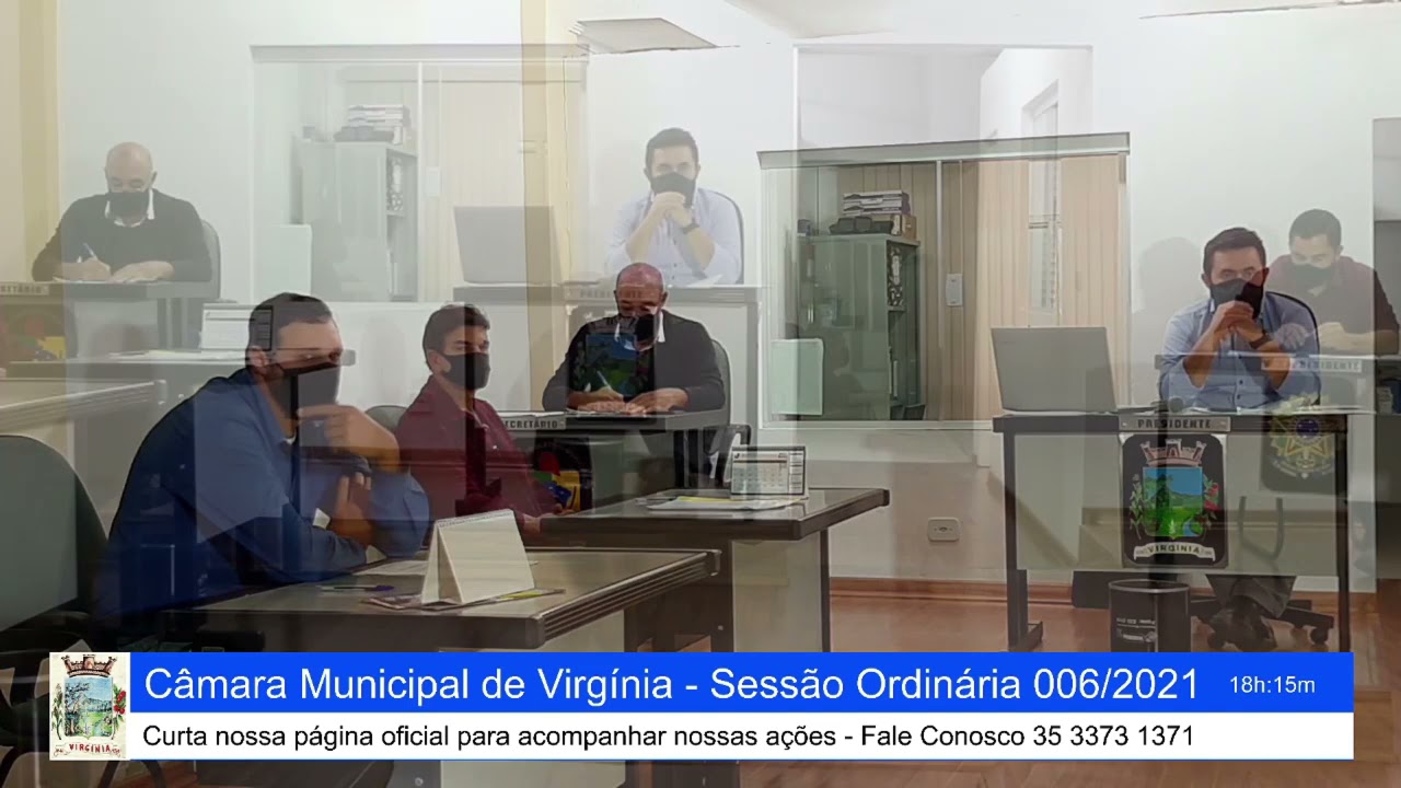 Câmara Municipal de Virgínia Sessão Ordinária 006/2021