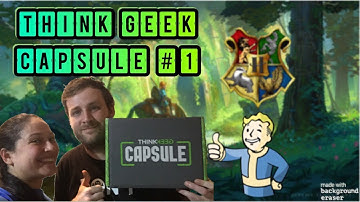 Think Geek Capsule #1 unboxing